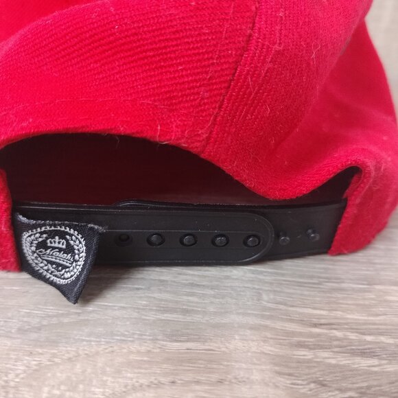 VTG Michael Jordan Chicago Bulls Malaki Hat Cap Embroidered Colorblock Snapback - Picture 8 of 11